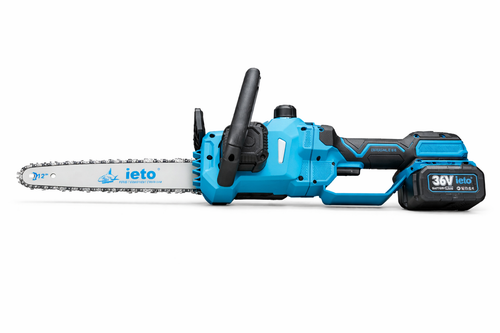 Drujbă electrică extensibilă IETO 12” – 5000 RPM,2 acumulatori 36V + statie de incarcare