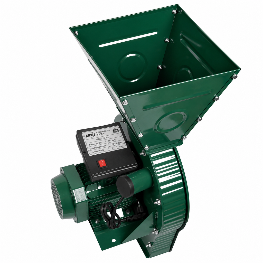 Moară electrică mare pentru cereale MPN CM-2.0C – 3500 W, 500 kg/h