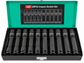 Set 20 Tubulare de Impact 1/2", Scurte și Lungi, 10–19 mm, Crom-Molibden Cr-Mo, Cutie Metalică
