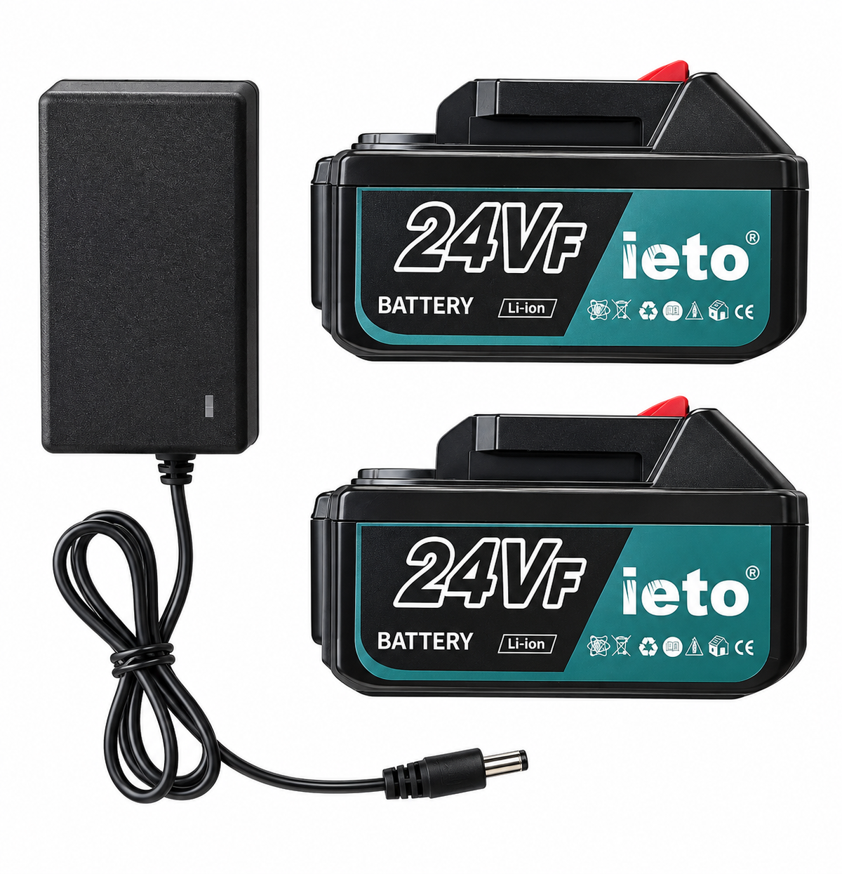 Suflantă electrică IETO cu 2 acumulatori și încărcător – 6 trepte de viteză