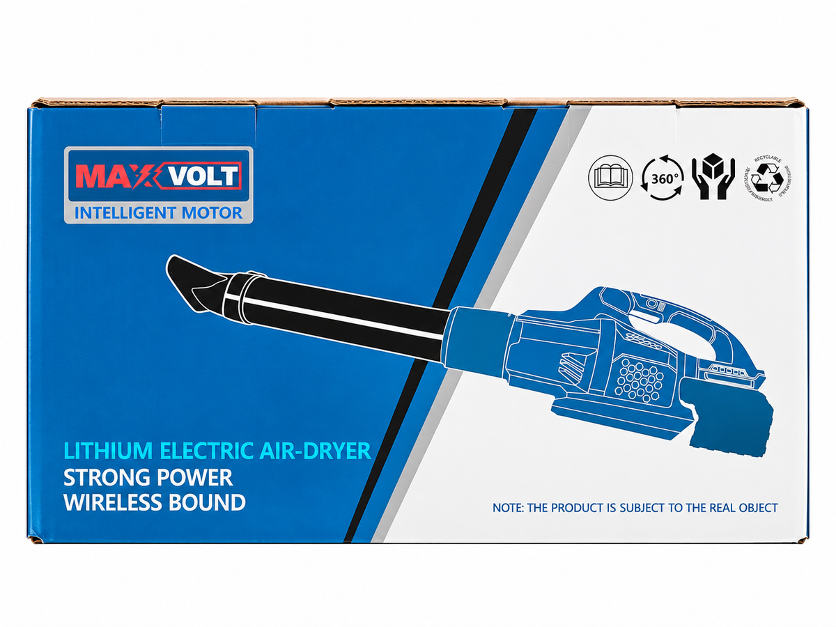 Suflantă electrică IETO cu 2 acumulatori și încărcător – 6 trepte de viteză