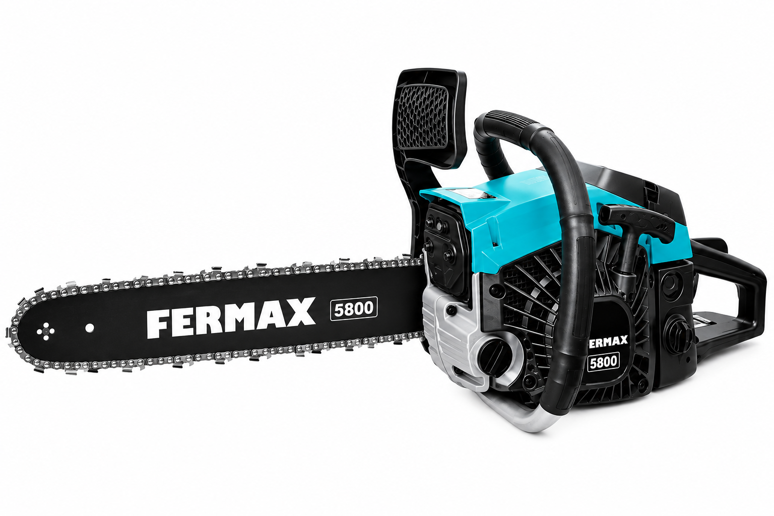 Drujba FERMAX 5800-5.8CP 58cc, 11.000RPM, Lama 40cm, 2 Lanturi, 2 Lame