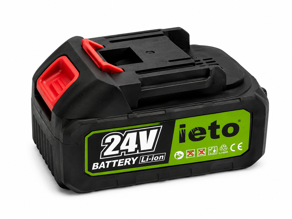 Acumulator Ieto 24V-2Ah, Li-ion, pentru Scule Electrice