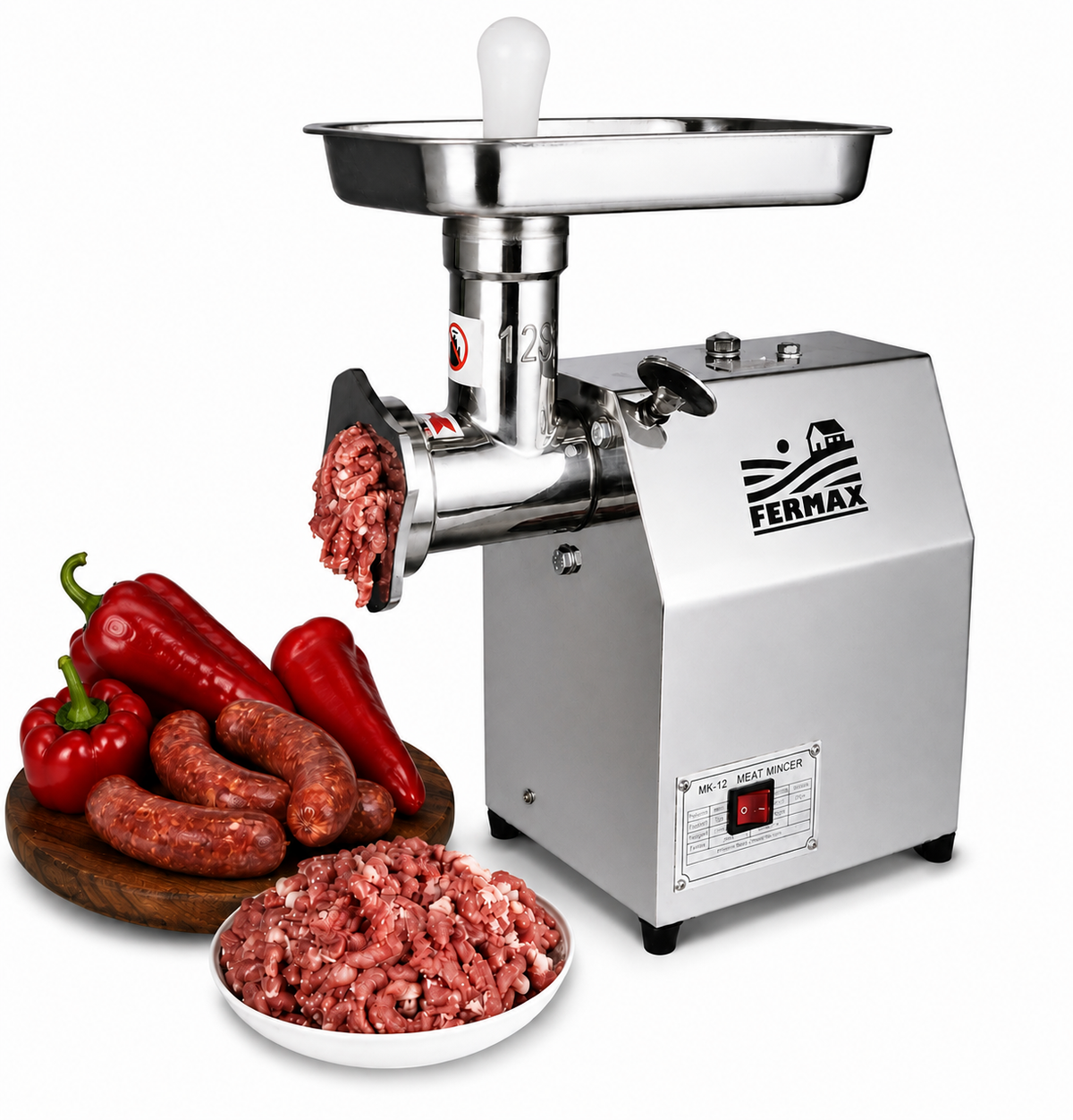 Mașină electrică de tocat carne FERMAX MK-12 – 1500 W