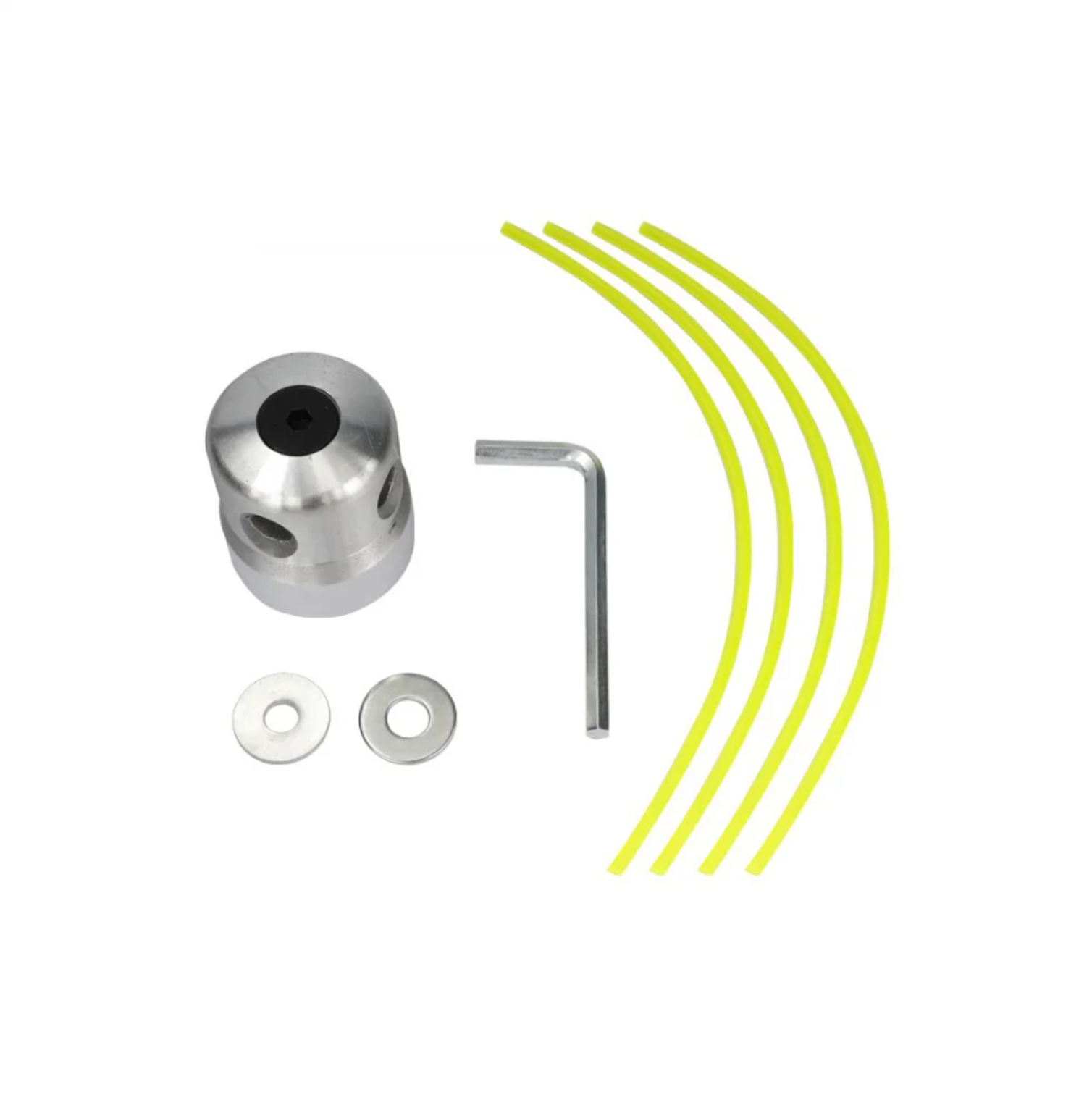 Tambur motocoasa universal din aluminiu, 4 fire nylon 3 mm