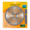 Disc Ural oval pentru motocoasa, 255x25, 40 dinti