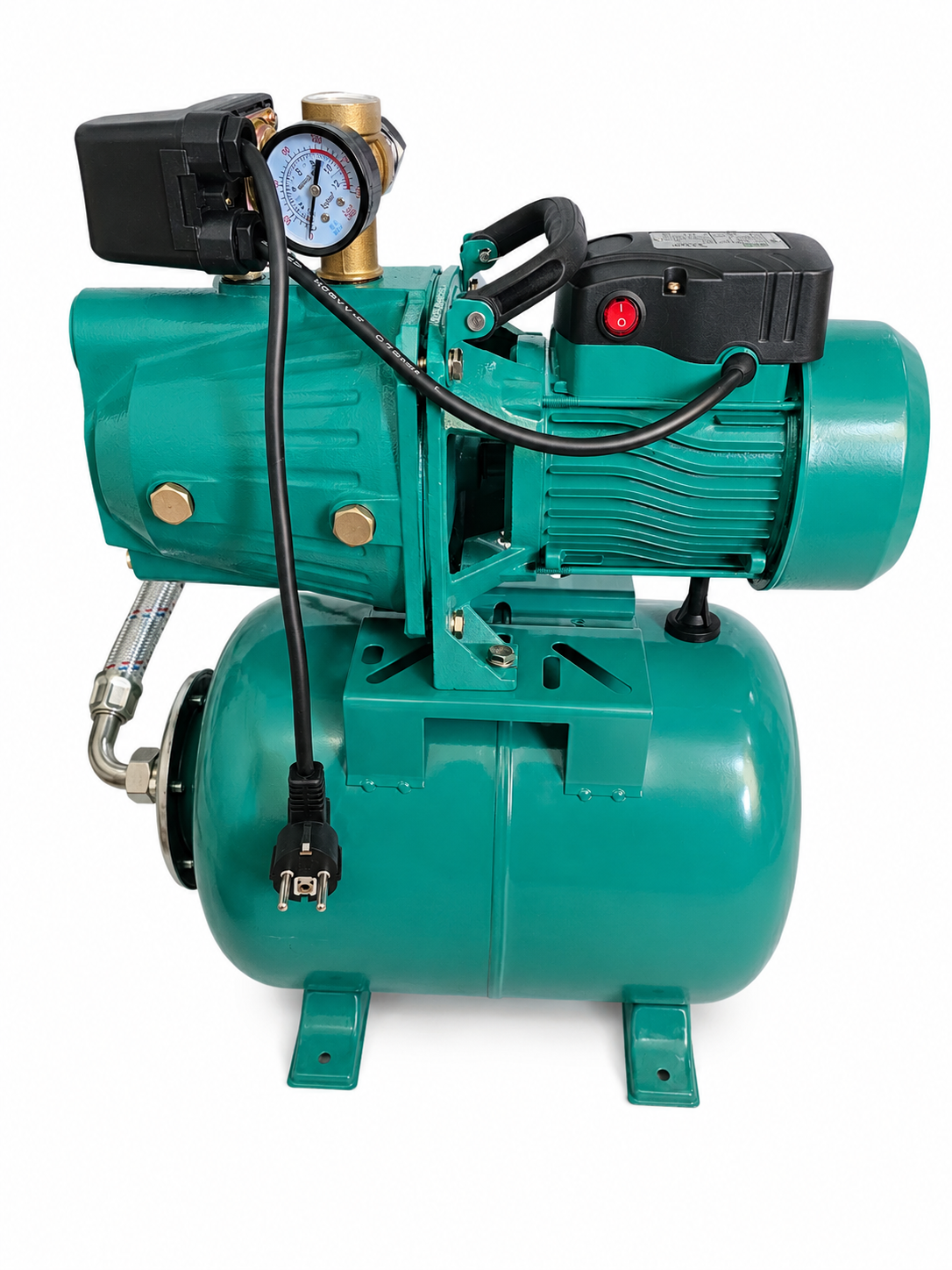 Hidrofor FERMAX 1.5 kW, debit maxim 3000l/h, inaltime maxima de pompare 53m, corp pompa fonta, capacitate vas expansiune 24 litri