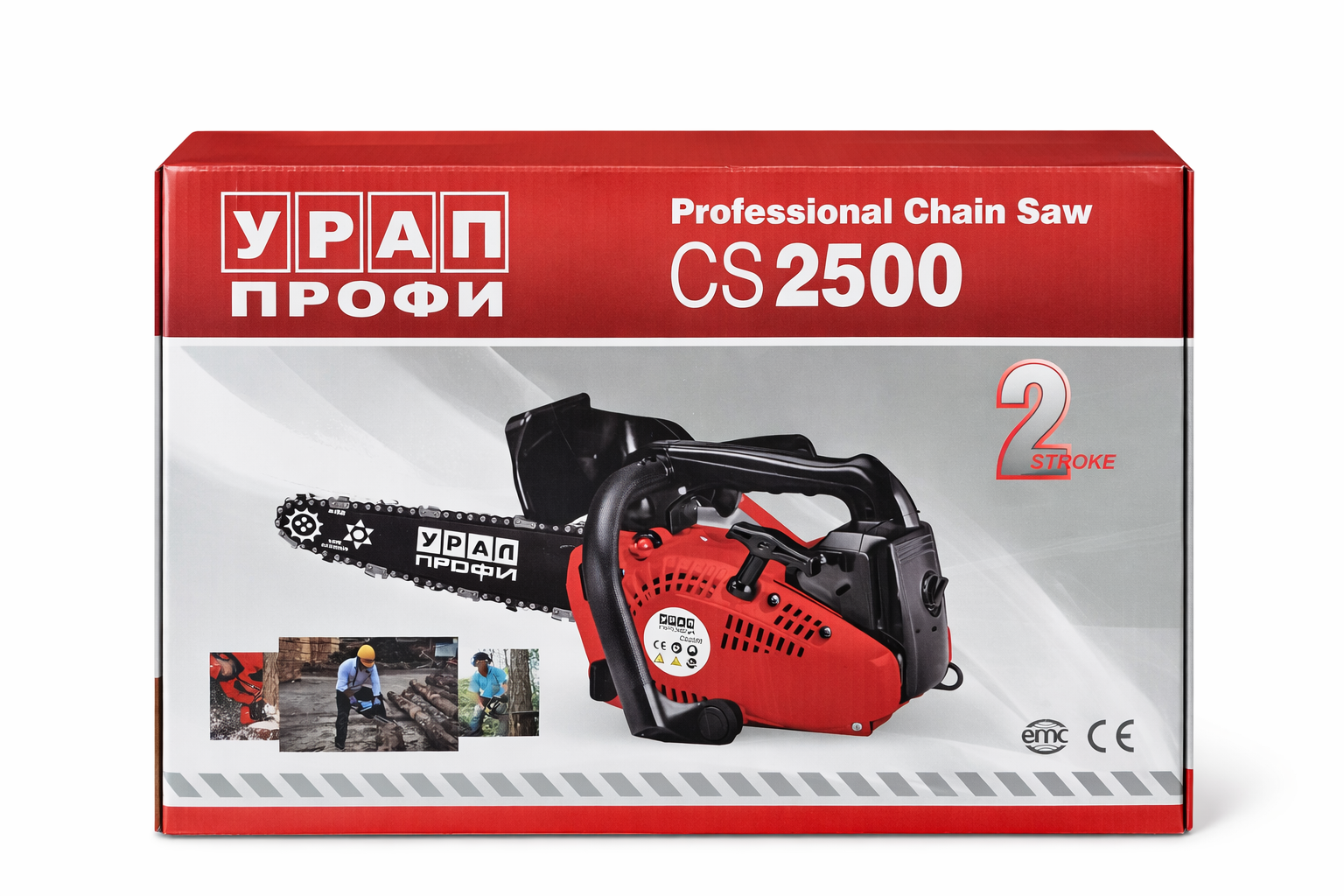 Drujbă Ural Profi CS2500 – Compactă, eficientă și ușor de utilizat